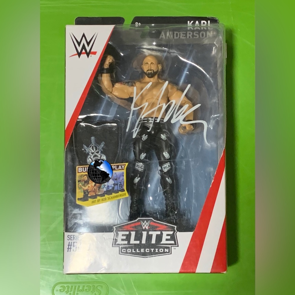 Autographed WWE Elite Collection Series 56 Karl Anderson Action Figure